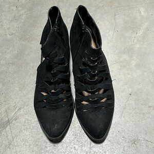 Qupid Black Summer Booties / Size 9 /‎ U-2